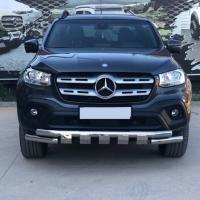 Mercedes X-Class 2017+ Uyumlu Off Road Krom Ön Koruma Ön Tampon Koruma Demiri Krom Glocity AQM4WD