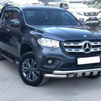 Mercedes X-Class 2017+ Uyumlu Off Road Krom Ön Koruma Ön Tampon Koruma Demiri Krom Glocity AQM4WD