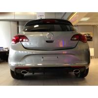 Opel Astra J 2012 2015 HB - Difüzör Sport Sağ Sol Tekli Çıkış P Black