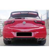 Opel Astra K 2015 Difüzör OPC St +Egzos Ucu (Krom) P Black Set