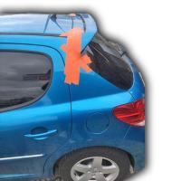 Peugeot 207 Spoiler Boyasız Fiber