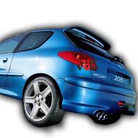 Peugeot 206 Spoiler Boyalı Fiber