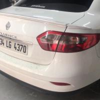 Renault Fluence 3 Parça Anatomik Spoiler Boyasız