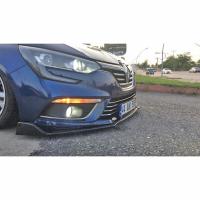 Renault Megane 4 (3 Parça) Tampon Altı Ön Ek Race P. Black