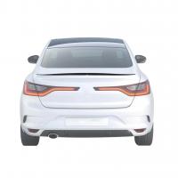 Renault Megane 4 2016-2020 Piano Black Spoiler