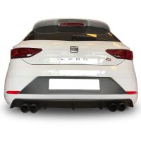 Seat Leon Mk3 Sag-Sol Çift Çıkış Difüzör (Plastik)