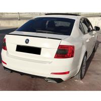 Skoda Octavia Mk3-3.5 2013 Difüzör Sport +Egzos Ucu (Krom) P Black Set