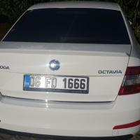 Skoda Octavia 2013-2016 Geniş Anatomik Spoiler Boyasız