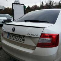 Skoda Octavia 2013-2016 İnce Anatomik Spoiler Boyasız