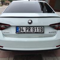 Skoda SuperB Spoiler Boyasız