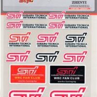 Subaru STI Sticker 14 Adet