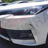 Toyota Corolla 2013-2016 Ön Sis Çıta Kaplama Nikelaj 2 Parça