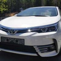 Toyota Corolla 2013-2016 Ön Sis Çıta Kaplama Nikelaj 8 Parça