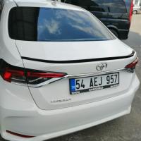 Toyota Corolla 2019 Spoiler Boyasız