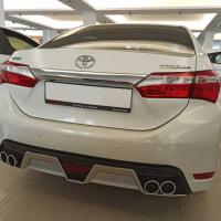 Toyota Corolla 2012-2018 Difüzör 4 Egzoz Siyah/Silver