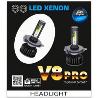 V8Pro 9006 Led Xenon Beyaz 12V / 50W / 8000 Lumens