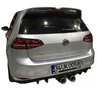 Volkswagen Golf 7 2012 - 2016 R400 Difüzör (Plastik)