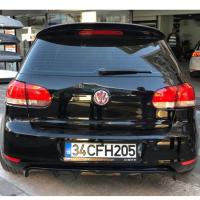 Volkswagen Golf Mk6 2008 2012 Difüzör Rieger St Sol-Çiftli Çıkış P Black