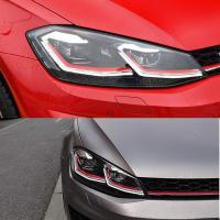 Volkswagen Golf 6 (2008-2013) 7.5 Style Kırmızı Şeritli Led Far Seti LAM-T102