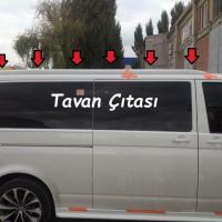 Volkswagen Transporter Caravelle Tavan Çıtası Fiber Boyasız