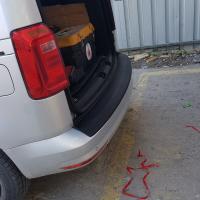 Volkswagen Caddy 2010 - 2015 Arka Tampon Eşiği