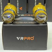 VRPRO H4 Lens Mercek Yüksek Işık Şimşek Etkili 12v Uyumlu 15000 Lümen 40W